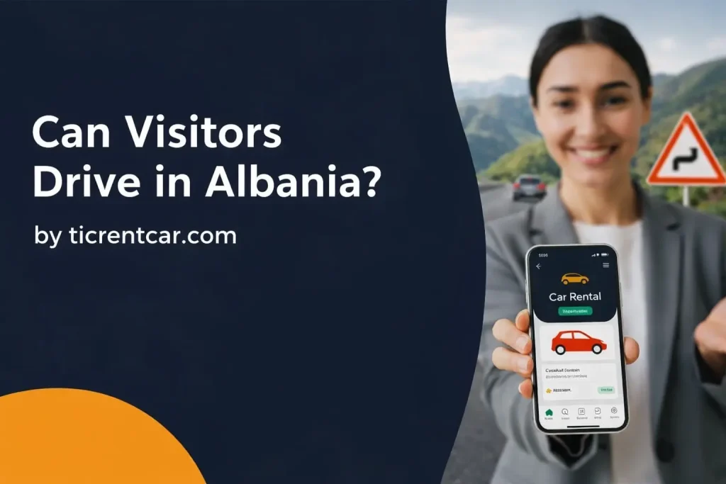 Can visitors drive in Albania