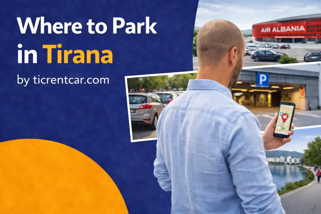 tirana parking map