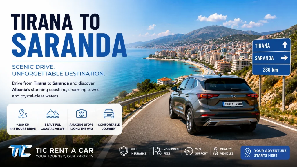 Tirana to Saranda: Distance, Drive Time & Best Route (2026)