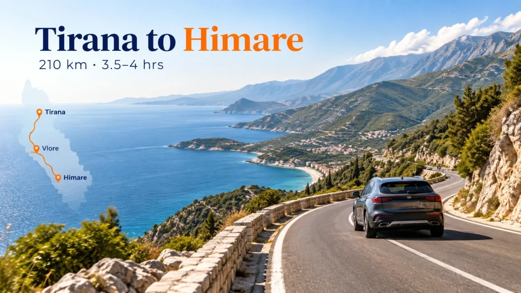 Tirana to Himare: Drive Time, Route and How to Get There